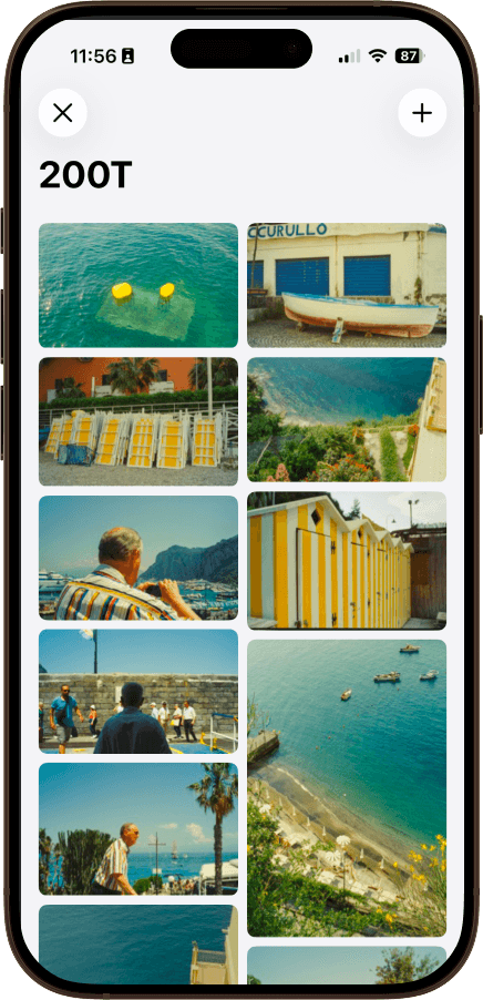 Store full-resolution scans